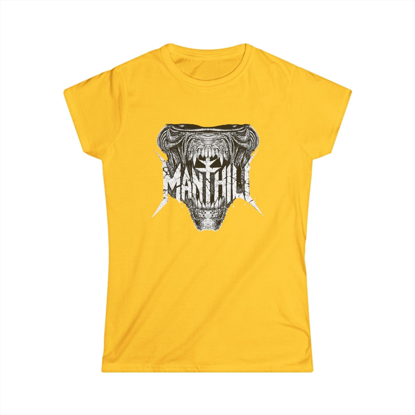 Women's Tee — "MANTHILL Predator" Band Shirt